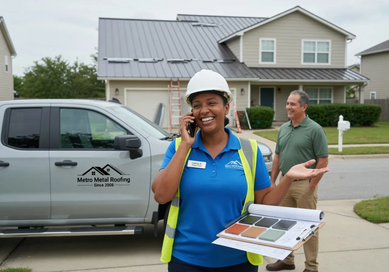 Storm Damage Metal Roof Repair in Adamsville, PA